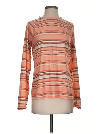 Pre-owned L.l.bean Long Sleeve Turtleneck In Orange