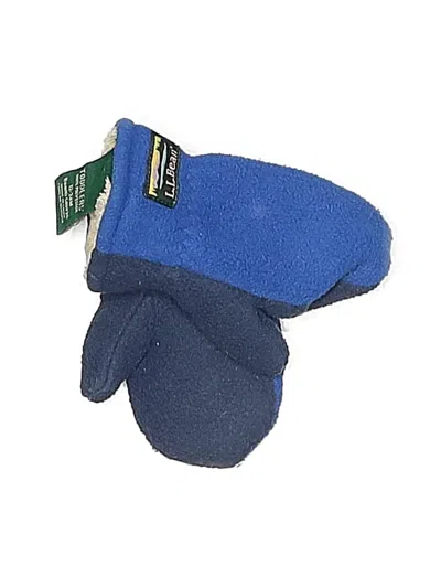 Pre-owned L.l.bean Babies' Mittens In Blue