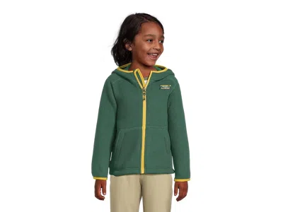 L.l.bean Mountain Classic Fleece, Hooded (little Kid) Kid's Clothing Deep Green : Sm (4 Little Kid), Polyeste