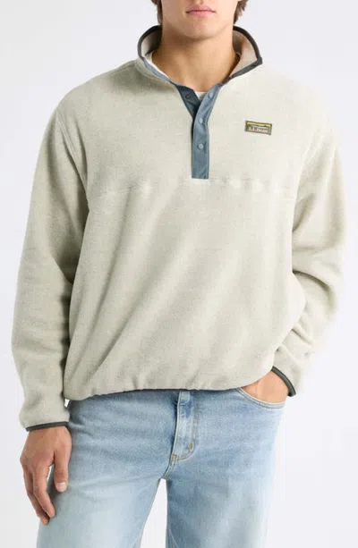 L.l.bean Mountain Classic Fleece Pullover In Gray