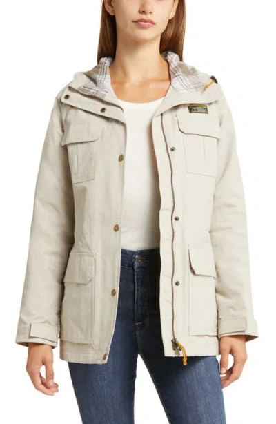L.l.bean Mountain Classic Water Resistant Jacket In Neutral