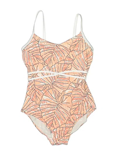 Pre-owned L.l.bean One Piece Swimsuit In Ivory