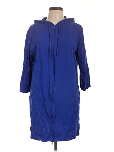 Pre-owned L.l.bean Poncho In Blue