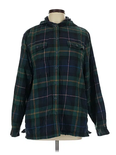 Pre-owned L.l.bean Poncho In Green
