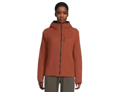 L.l.bean Primaloft Packaway Air Hoodie In Brown