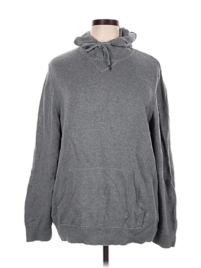 Pre-owned L.l.bean Pullover Hoodie In Gray