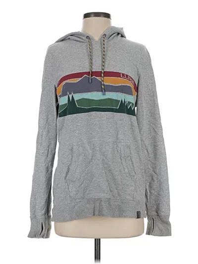 Pre-owned L.l.bean Pullover Hoodie In Gray