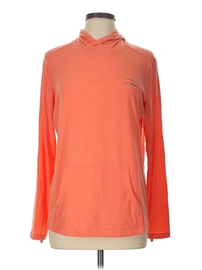Pre-owned L.l.bean Pullover Hoodie In Orange