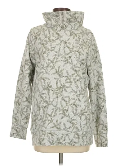 Pre-owned L.l.bean Pullover Hoodie In Silver