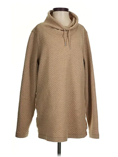 Pre-owned L.l.bean Pullover Hoodie In Tan