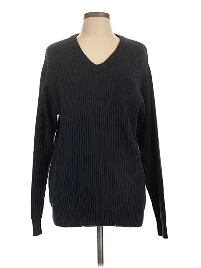 Pre-owned L.l.bean Pullover Sweater In Black