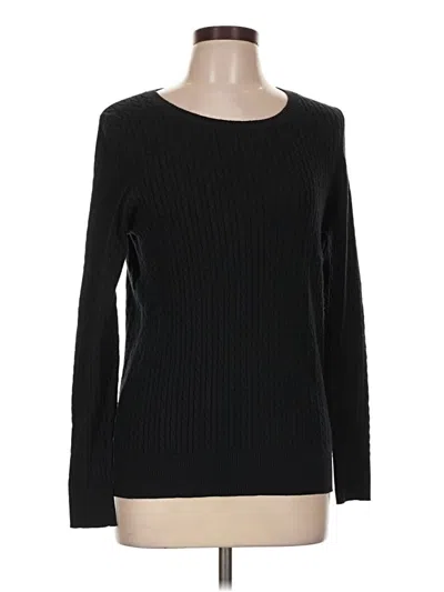 Pre-owned L.l.bean Pullover Sweater In Black