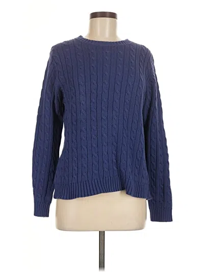 Pre-owned L.l.bean Pullover Sweater In Blue