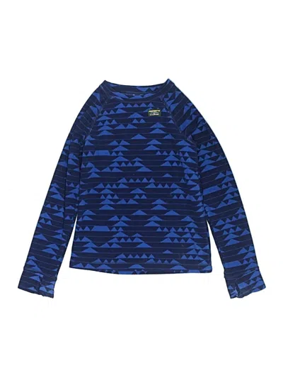 Pre-owned L.l.bean Kids' Pullover Sweater In Blue