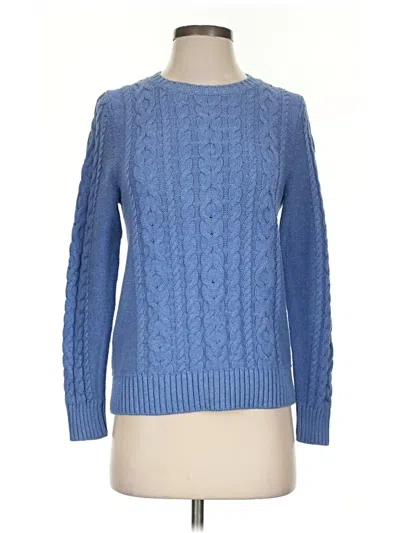 Pre-owned L.l.bean Pullover Sweater In Blue