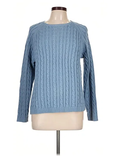 Pre-owned L.l.bean Pullover Sweater In Blue