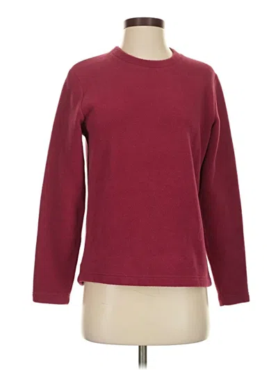 Pre-owned L.l.bean Pullover Sweater In Burgundy