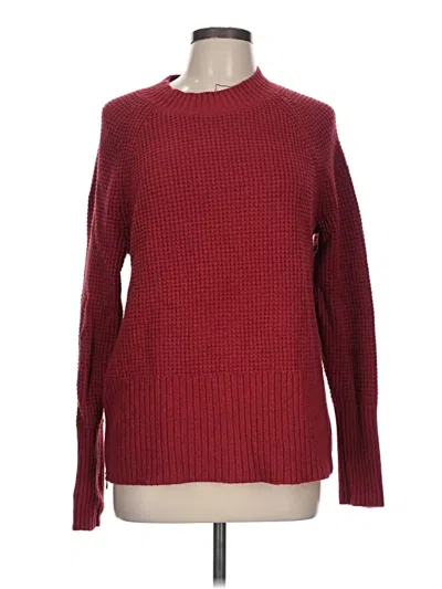 Pre-owned L.l.bean Pullover Sweater In Burgundy