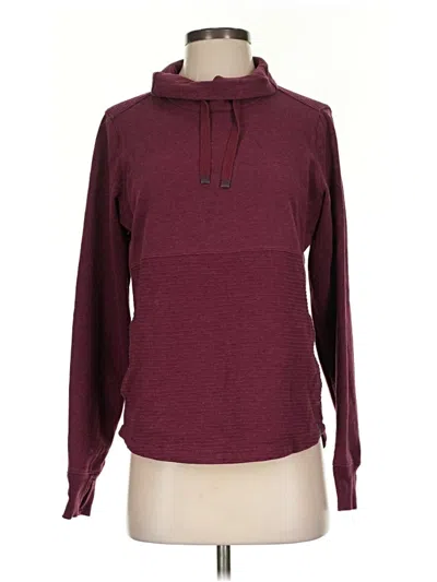 Pre-owned L.l.bean Pullover Sweater In Burgundy