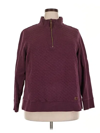 Pre-owned L.l.bean Pullover Sweater In Burgundy