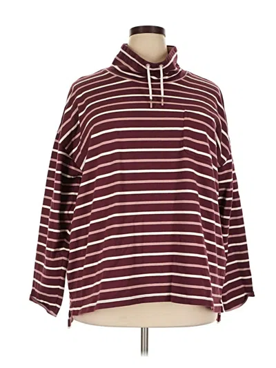 Pre-owned L.l.bean Pullover Sweater In Burgundy