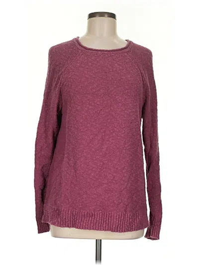 Pre-owned L.l.bean Pullover Sweater In Burgundy