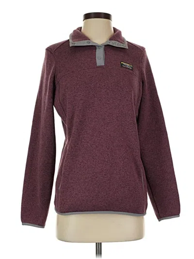 Pre-owned L.l.bean Pullover Sweater In Burgundy