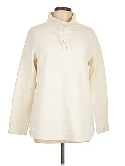 Pre-owned L.l.bean Pullover Sweater In Ivory