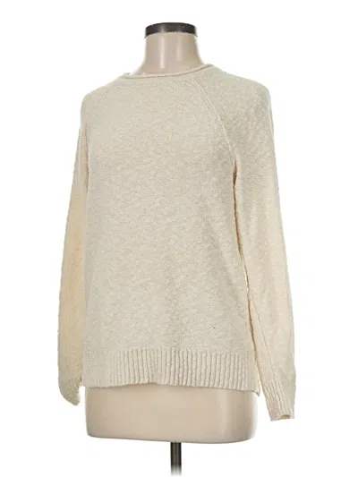 Pre-owned L.l.bean Pullover Sweater In Ivory