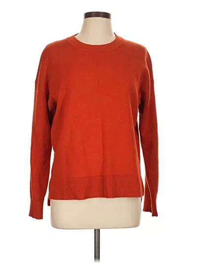 Pre-owned L.l.bean Pullover Sweater In Orange