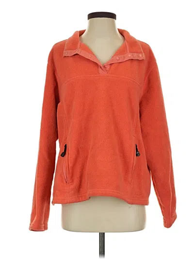Pre-owned L.l.bean Pullover Sweater In Orange