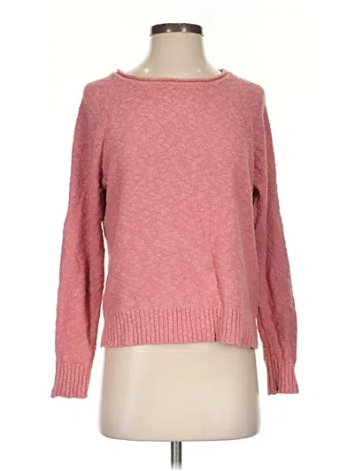 Pre-owned L.l.bean Pullover Sweater In Pink
