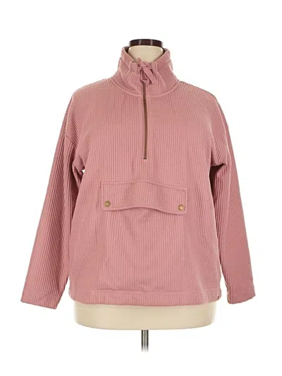 Pre-owned L.l.bean Pullover Sweater In Pink