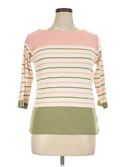 Pre-owned L.l.bean Pullover Sweater In Pink