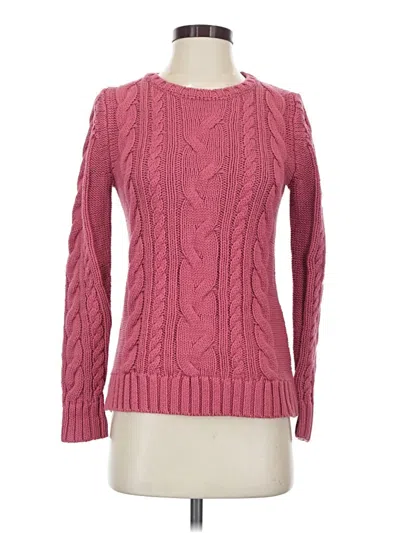Pre-owned L.l.bean Pullover Sweater In Pink