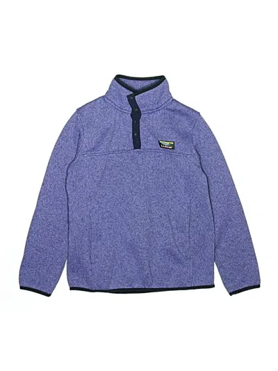 Pre-owned L.l.bean Kids' Pullover Sweater In Purple