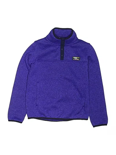 Pre-owned L.l.bean Kids' Pullover Sweater In Purple
