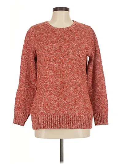 Pre-owned L.l.bean Pullover Sweater In Red