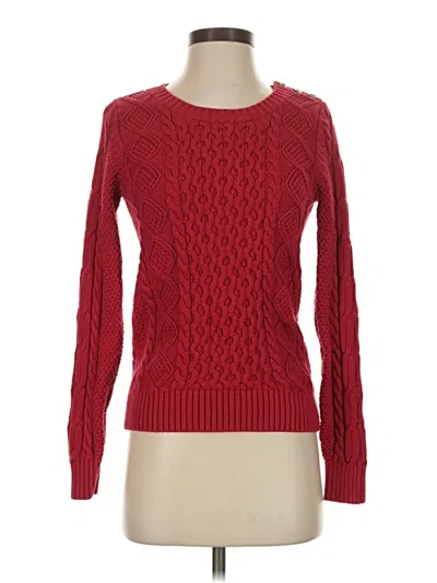 Pre-owned L.l.bean Pullover Sweater In Red