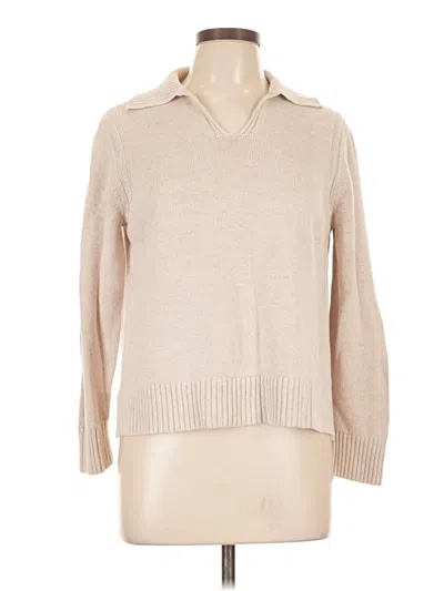 Pre-owned L.l.bean Pullover Sweater In Tan