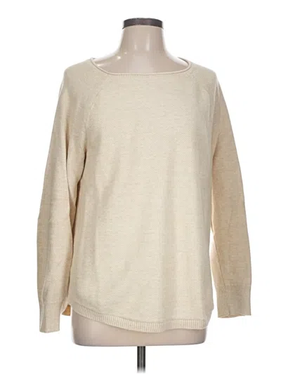 Pre-owned L.l.bean Pullover Sweater In Tan