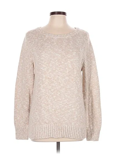 Pre-owned L.l.bean Pullover Sweater In Tan