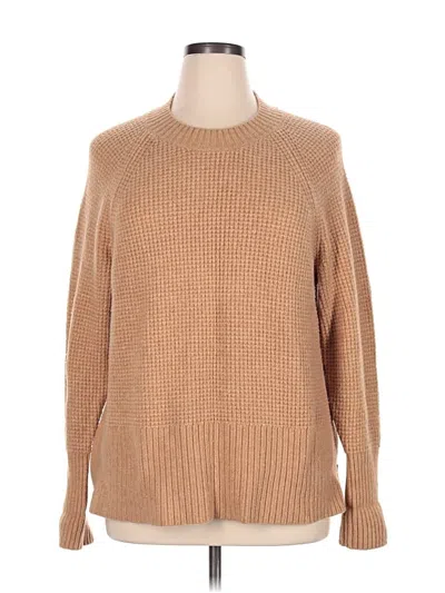 Pre-owned L.l.bean Pullover Sweater In Tan