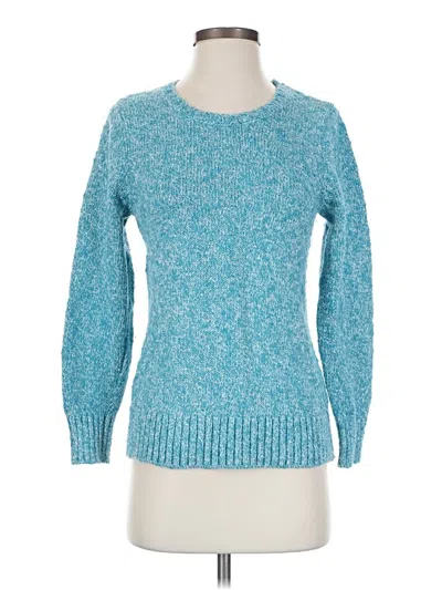 Pre-owned L.l.bean Pullover Sweater In Teal