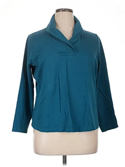 Pre-owned L.l.bean Pullover Sweater In Teal