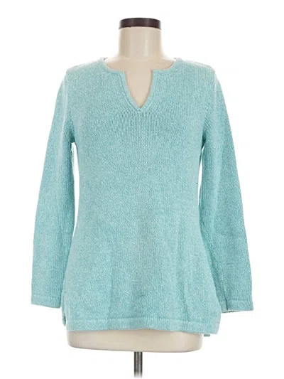 Pre-owned L.l.bean Pullover Sweater In Teal