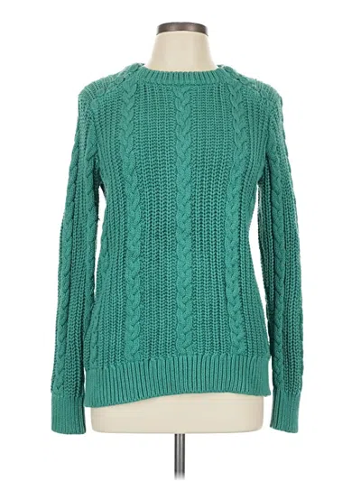 Pre-owned L.l.bean Pullover Sweater In Teal
