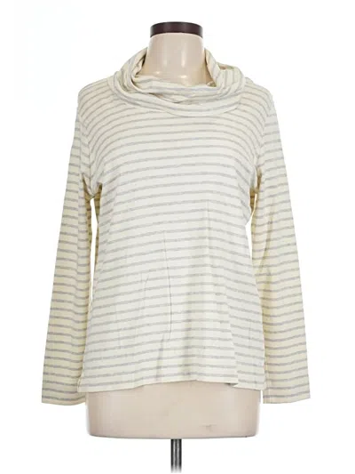 Pre-owned L.l.bean Pullover Sweater In White