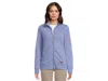 L.l.bean Quilted Full Zip Sweatshirt In Blue