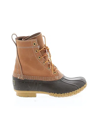 Pre-owned L.l.bean Rain Boots In Brown